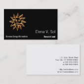 太陽シンボル 名刺 (正面/裏面)