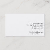 太陽シンボル 名刺 (裏面)