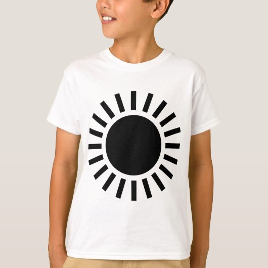 太陽シンボル Tシャツ (正面)