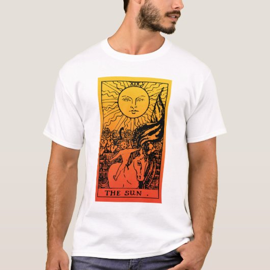 太陽タロットグラデーション Tシャツ (正面)