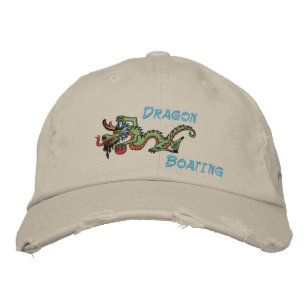 太陽ドラゴンスポーツ,ドラゴン,ボート 刺繍入りキャップ