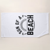 太陽ビーチ ビーチタオル (正面)