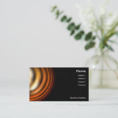 太陽フレアの名刺のテンプレート 名刺 (スタンド正面)