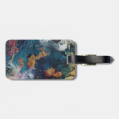 太陽フレアの荷物のラベル ラゲッジタグ (裏面横)