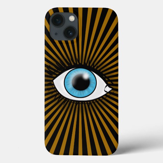 太陽ブルーアイ Case-Mate iPhoneケース (裏面)