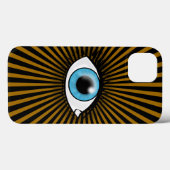太陽ブルーアイ Case-Mate iPhoneケース (裏面 (横))