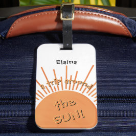 太陽一周の旅 ラゲッジタグ