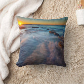 太陽光が太平洋の海 クッション (ブランケット)