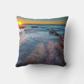 太陽光が太平洋の海 クッション (裏面)