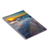 太陽光が太平洋の海 ノートブック (右側)