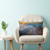 太陽光が太平洋の海 ランバークッション (椅子)