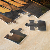 太陽光で照らされた橋パズル ジグソーパズル (側面)