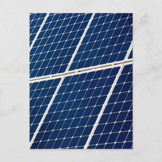 太陽光パネルの面白い画像 ポストカード (正面)