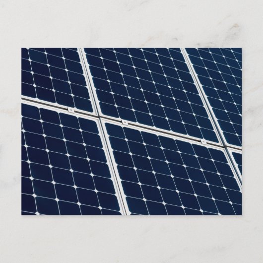 太陽光パネルの面白い画像 ポストカード (正面)