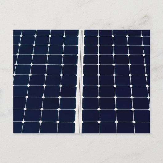 太陽光パネルの面白い画像 ポストカード (正面)