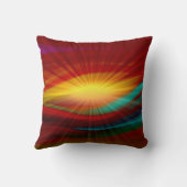 太陽光抽象芸術アート クッション (裏面)
