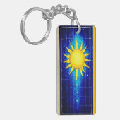 太陽光発電 キーホルダー (正面左)