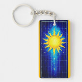太陽光発電 キーホルダー (正面)