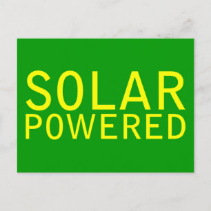 太陽光発電 ポストカード