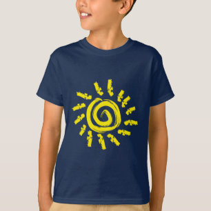 太陽光線ストロ絵を描ック Tシャツ