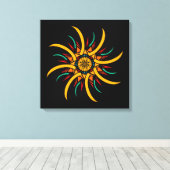 太陽光線 キャンバスプリント (インサイチュ (ウッドフロア))