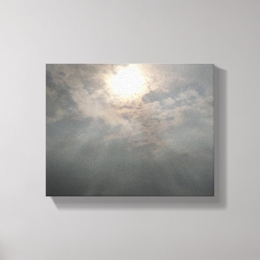 太陽光線 キャンバスプリント (正面)