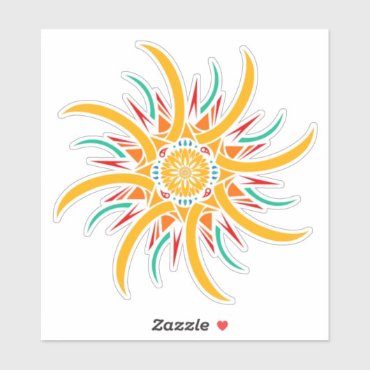 太陽光線 シール (シート)