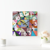 太陽光線 スクエア壁時計 (ホーム)