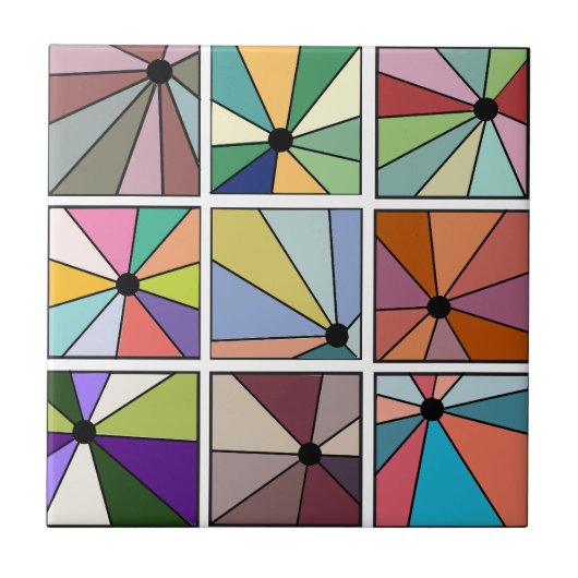 太陽光線 タイル (正面)