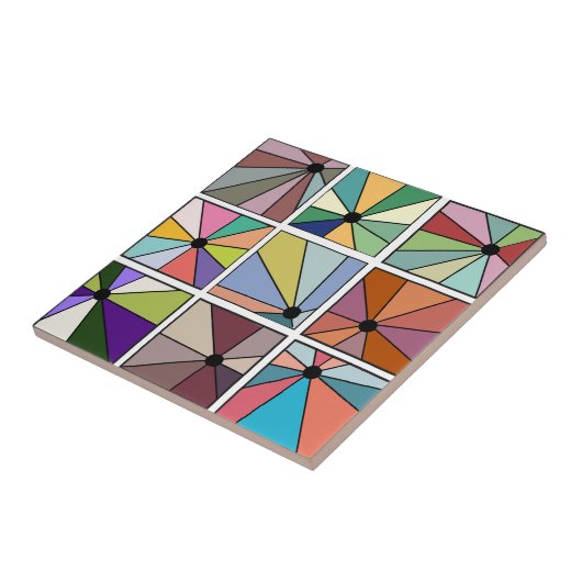 太陽光線 タイル (側面)