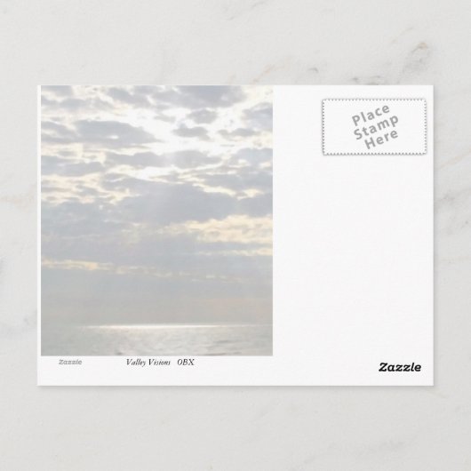 太陽光線 ポストカード (裏面)