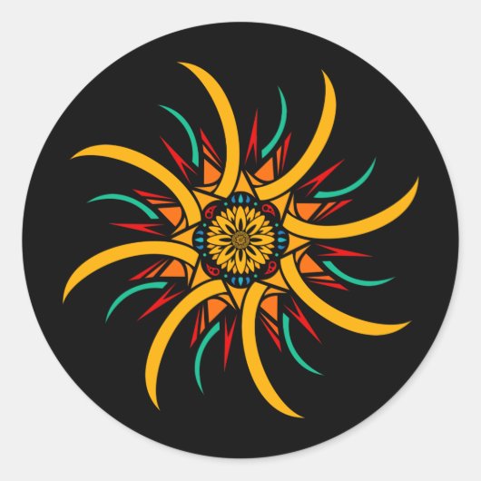 太陽光線 ラウンドシール (正面)