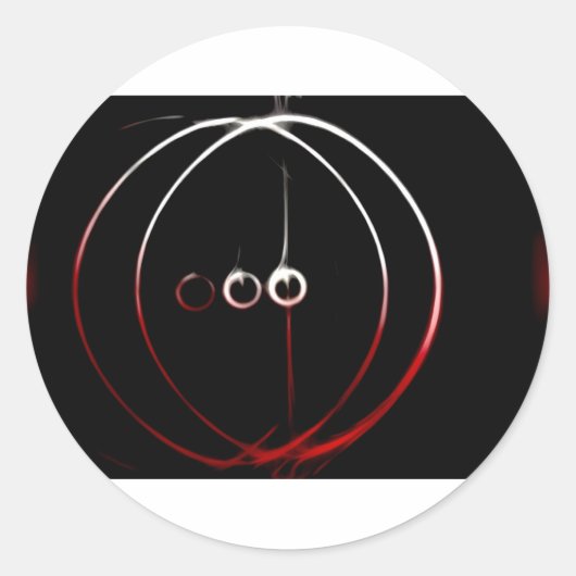 太陽円 ラウンドシール (正面)