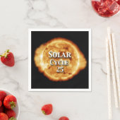 太陽周期25 活動的な太陽 スタンダードカクテルナプキン (インサイチュ)