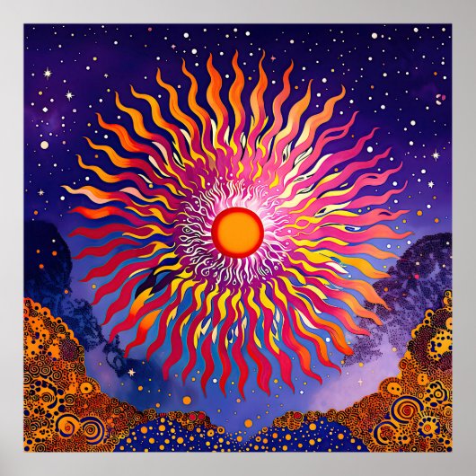 太陽太陽のの下に浮かぶ声 ポスター (正面)