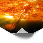 太陽太陽の上のフレアまたはコロナの質量放出 ポスター (角)