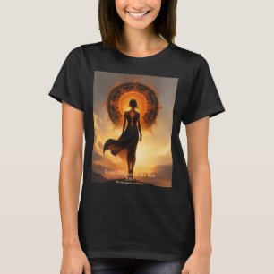 太陽太陽の2辺を見て皆既日食の女神 Tシャツ
