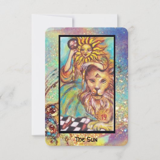 太陽失ったの石 案内状 (正面)