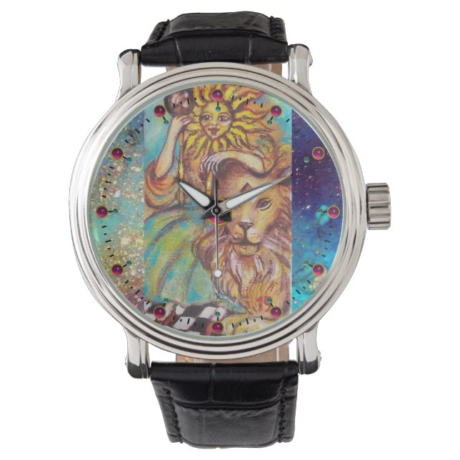 太陽失ったの石 腕時計 (正面)