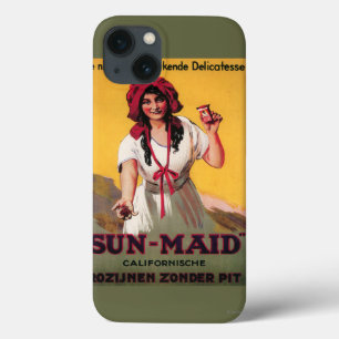 太陽女中カリフォルニア干しぶどうポスター iPhone 13ケース