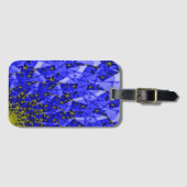 太陽抽象芸術 ラゲッジタグ (正面横)