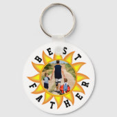 太陽最高の夏父の日 キーホルダー (正面)