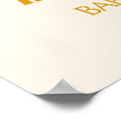 太陽来の赤ちゃんシャワーへようこそ ポスター (角)