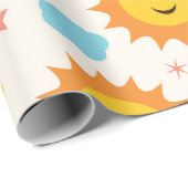 太陽来の赤ちゃんシャワー ラッピングペーパー (ロールコーナー)