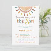 太陽来の赤ちゃんシャワー 招待状 (スタンド正面)