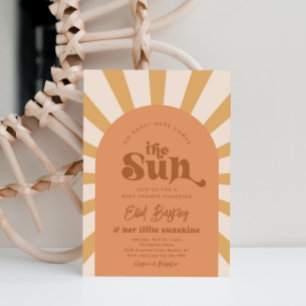 太陽来の赤ちゃんシャワー Sun Baby Shower I 招待状