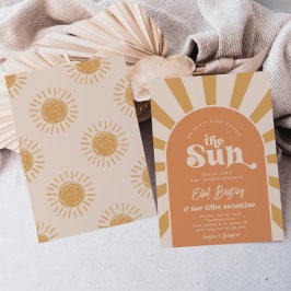 太陽来の赤ちゃんシャワー | Sun Baby Shower I 招待状
