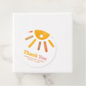 太陽来の赤ん坊のシャワー フェイバータグ (インサイチュ)