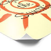 太陽楽しむの光 フォトプリント            (角)