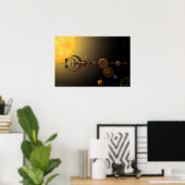 太陽物理学の現象 ポスター (ホームオフィス)